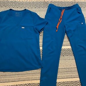 Figs scrubs pair limited edition Alps Blue